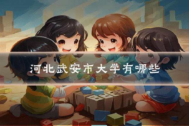 河北武安市大学有哪些