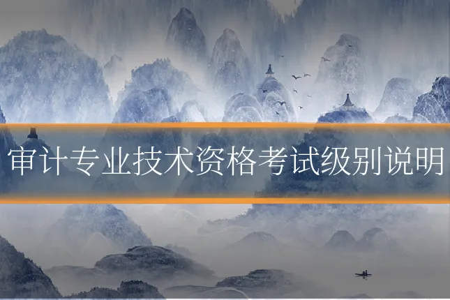 审计专业技术资格考试级别说明