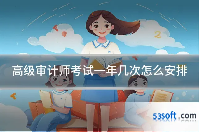 高级审计师考试一年几次怎么安排