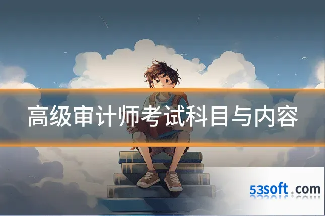 高级审计师考试科目与内容