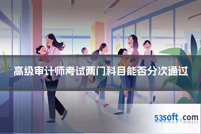 高级审计师考试两门科目能否分次通过