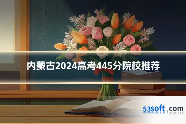 内蒙古2024高考445分院校推荐