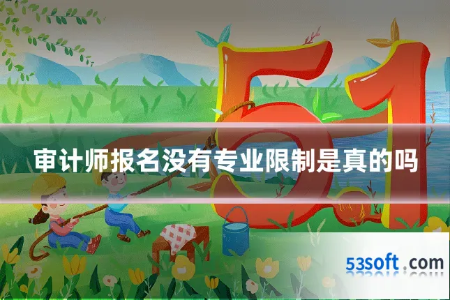 审计师报名没有专业限制是真的吗