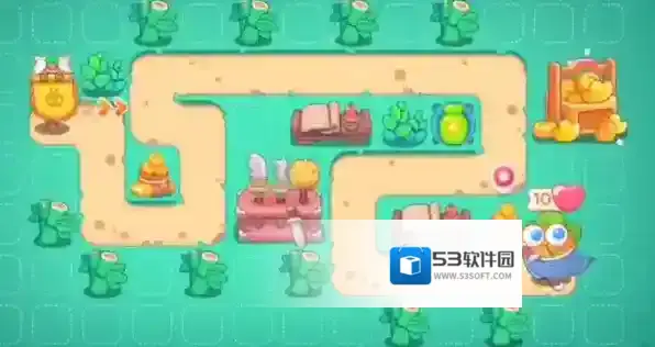保卫萝卜4卧兔藏龙第39关满星通关攻略