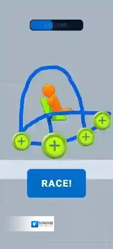 画辆碰碰车划线