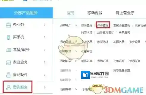 中国移动手机营业厅详单查询
