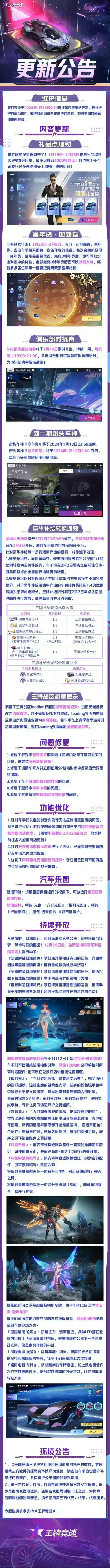 王牌竞速更新公告 | 豪华补给关闭倒计时！提车好机会别错过