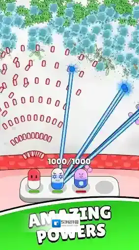 药丸堡垒消灭病毒