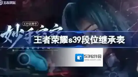王者荣耀s39段位继承规则是什么 王者荣耀s39赛季段位继承表