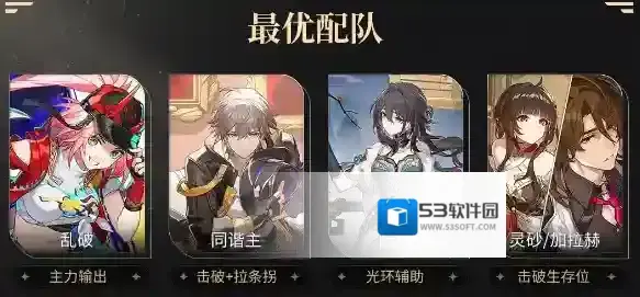 崩坏星穹铁道乱破怎么配队 崩坏星穹铁道乱破配队推荐