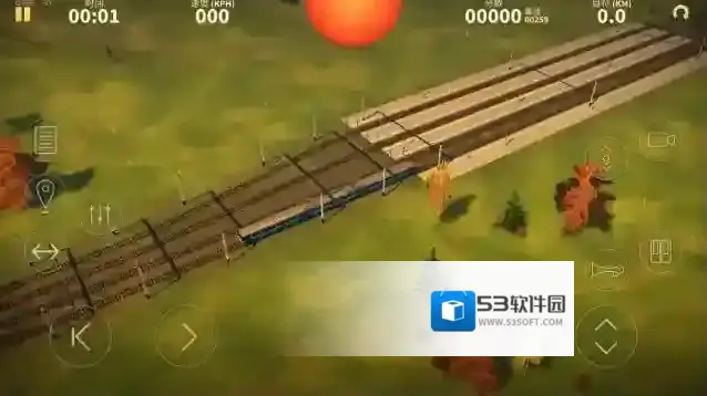 电动火车模拟器游玩
