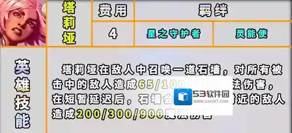 云顶之弈s8岩雀技能羁绊一览