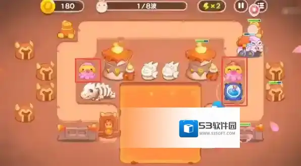 保卫萝卜4饿龙传说第8关攻略详解