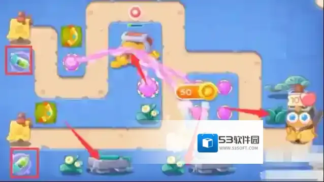 保卫萝卜4在中间