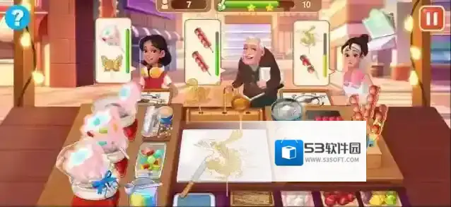 楼下的早餐店客人