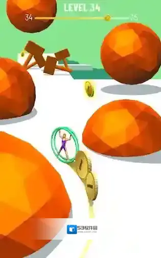 硬币向前冲障碍物