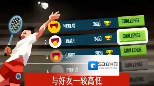 羽毛球高高手击球