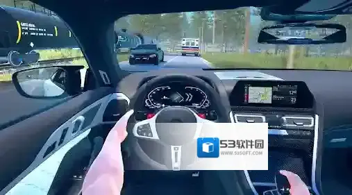 驾驶学校模拟游戏中
