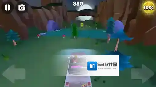 失控下山障碍物