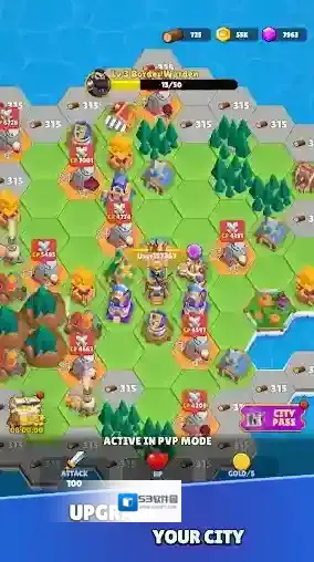 六角战士防御塔