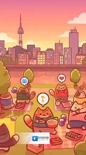 猫咪小吃店城市大亨手游截图3