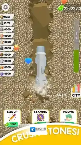 铅笔挖掘建造城市铅笔