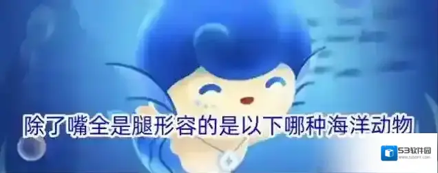 除了嘴全是腿形容的是以下哪种海洋动物